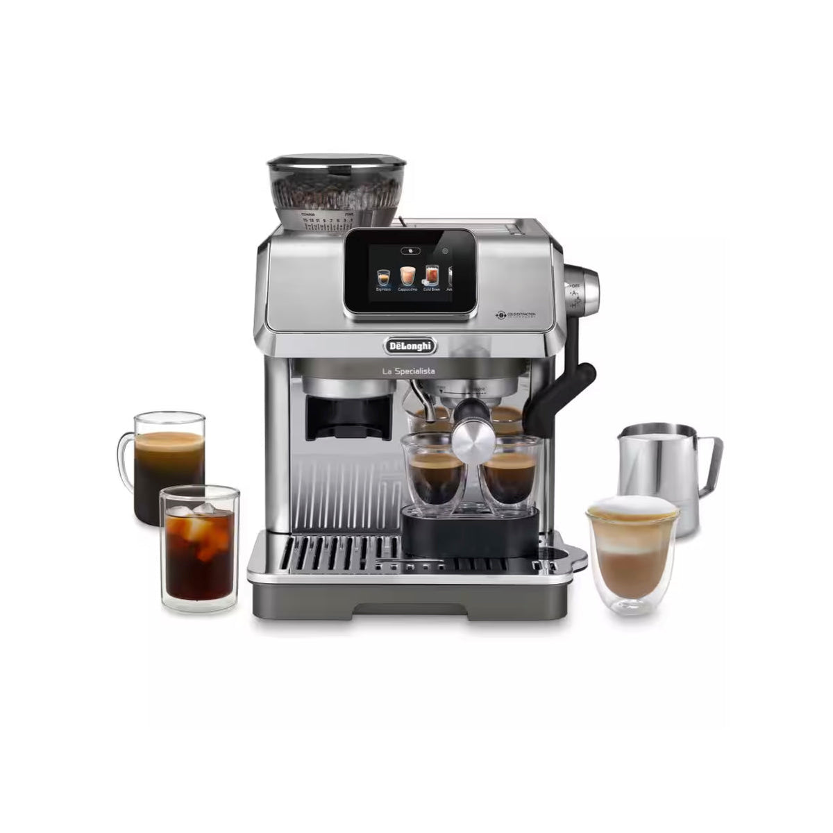 De'Longhi La Specialista Touch Espresso Machine EC9455.M Metal