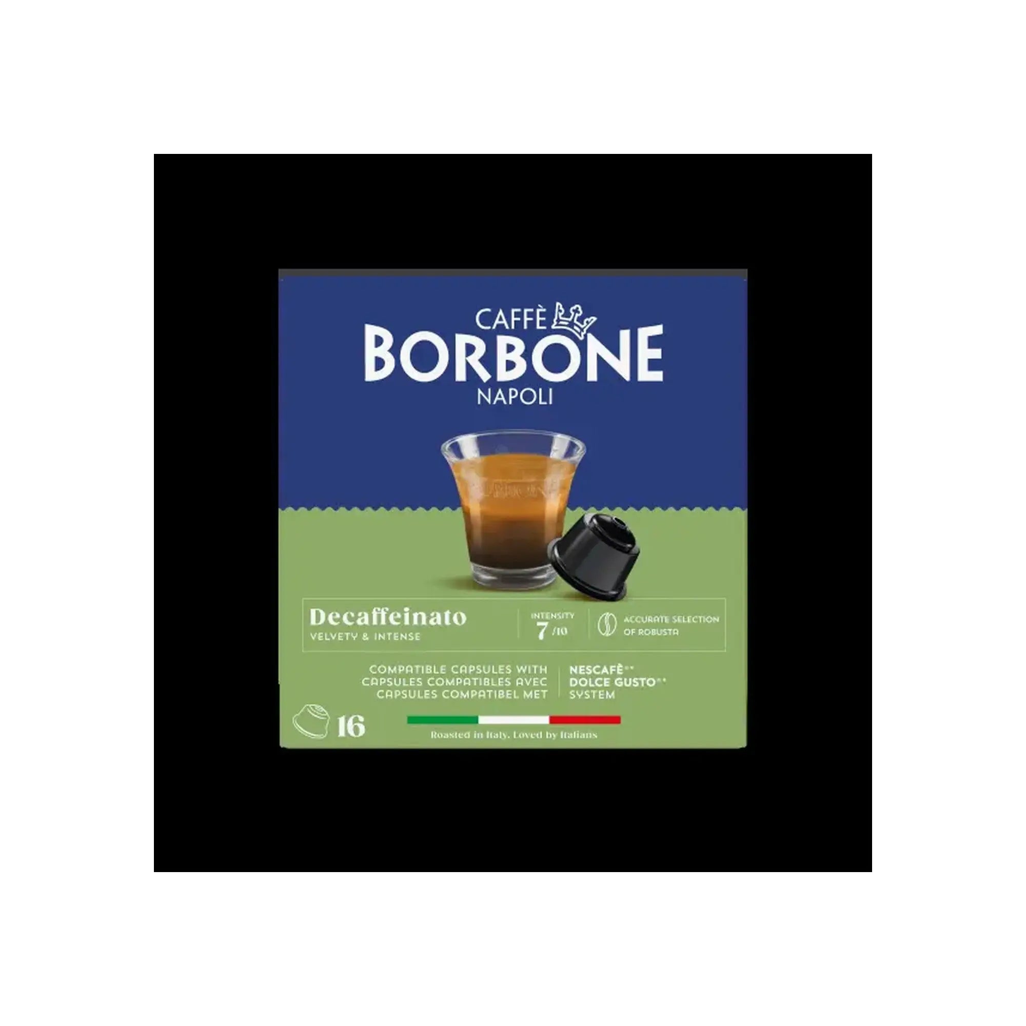 Caffe Borbone Decaf Dolce Gusto Compatible Coffee Capsules - 16 Capsules at Coffee & Cream Egypt