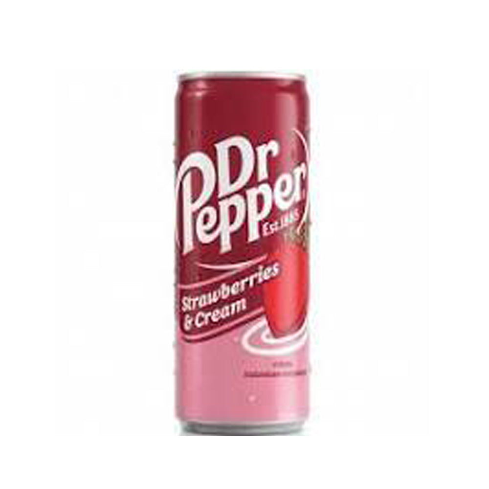 Dr Pepper Strawberries & Cream 330ml product packshot