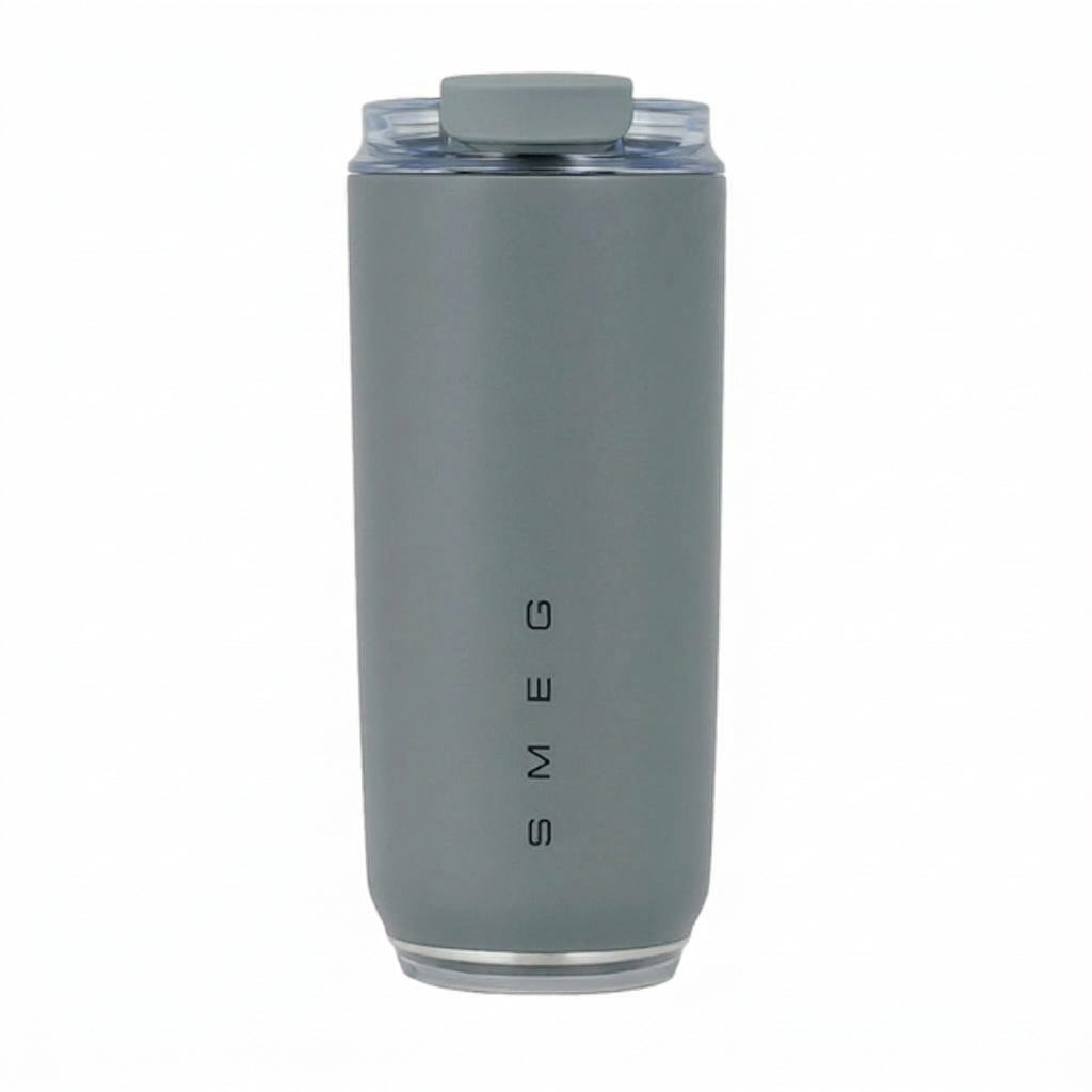 SMEG Blue Stainless Steel Thermal Coffee Mug - 550ml