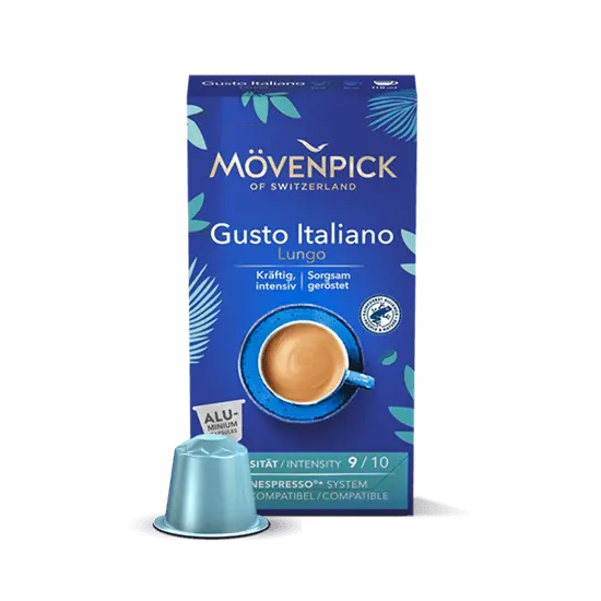 Order Movenpick - Gusto Italiano Lungo Compatible by Nespresso -10 Capsule for LE 275.00 at Coffee & Cream, All your coffee needs in one place. Shop Coffee, Beans, Ground Coffee, Instant Coffee, Creamers, Coffee Machines, Blenders, and more. 50+ Brands Mo