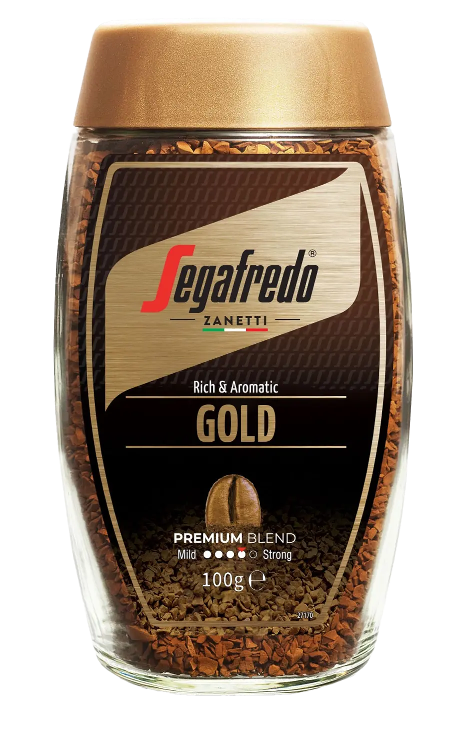 Segafredo  -Gold Freeze Dried Instant Coffee - 100g Coffee & Cream