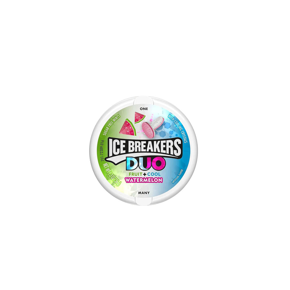 Ice Breakers - Duo Sugar Freev - Watermelon - 36g