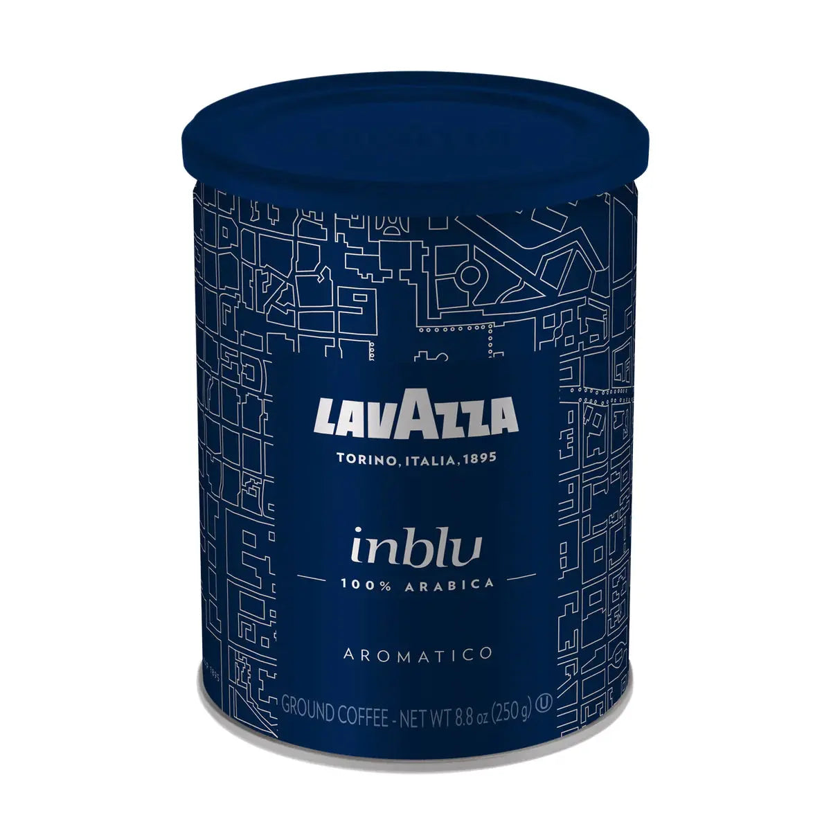Lavazza Espresso in Blu Aromatico Ground Coffee - Tin - 250g at Coffee & Cream Egypt