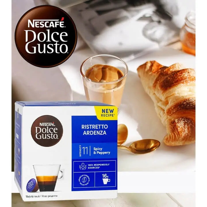Order Nescafé - Dolce Gusto Ristretto Ardenza - 16 Capsules for LE 395.00 at Coffee & Cream, All your coffee needs in one place. Shop Coffee, Beans, Ground Coffee, Instant Coffee, Creamers, Coffee Machines, Blenders, and more. 50+ Brands Monin, Lavazza, S