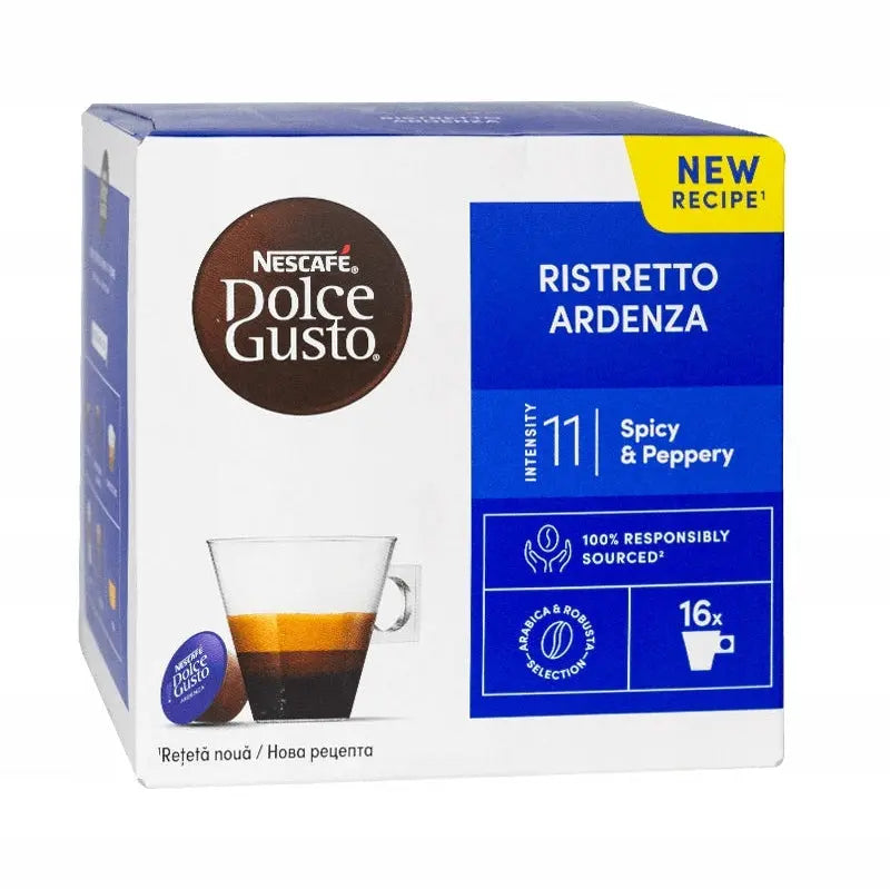 Order Nescafé - Dolce Gusto Ristretto Ardenza - 16 Capsules for LE 395.00 at Coffee & Cream, All your coffee needs in one place. Shop Coffee, Beans, Ground Coffee, Instant Coffee, Creamers, Coffee Machines, Blenders, and more. 50+ Brands Monin, Lavazza, S