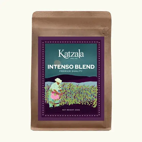 Katzala Coffee - Intenso Blend Whole Coffee Beans - 250g