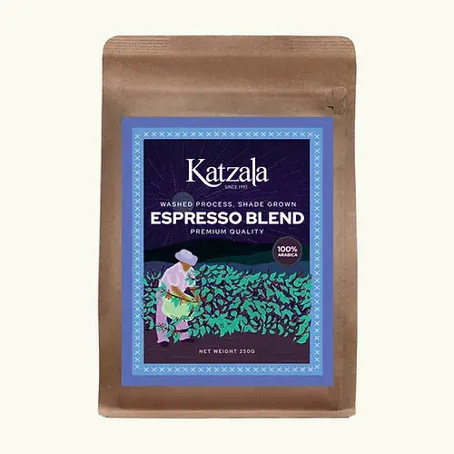 Katzala Coffee - Espresso Blend Whole Coffee Beans - 250g