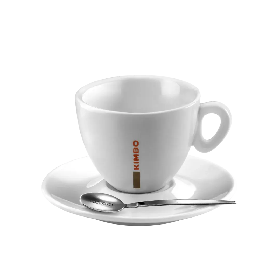 Kimbo - Large Cappuccino Cup with Saucers - 280ml at Coffee & Cream Egypt