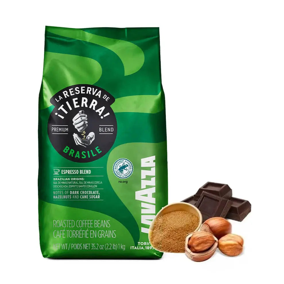 Lavazza La Reserva de Tierra Brasile Whole Coffee Beans - 1kg at Coffee & Cream Egypt