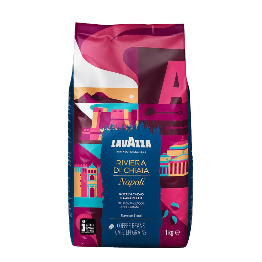 Lavazza - Riviera Di Chiaia Napoli Whole Coffee Beans - 1Kg