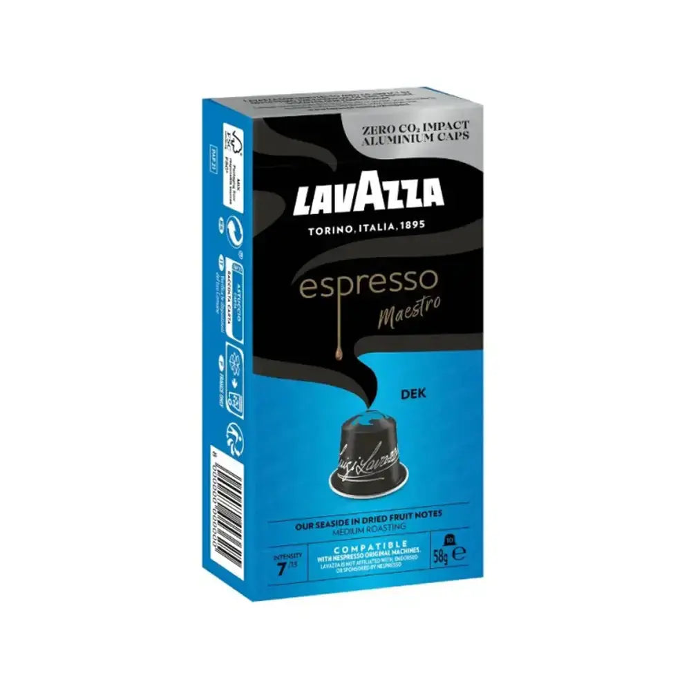Lavazza Espresso Maestro Decaffeinated Nespresso Compatible Coffee Capsules - 10 Capsules at Coffee & Cream Egypt