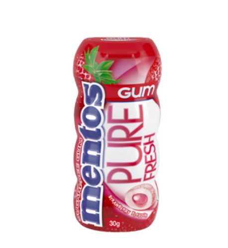 Mentos Pure Fresh Bottle Strawberry -30g
