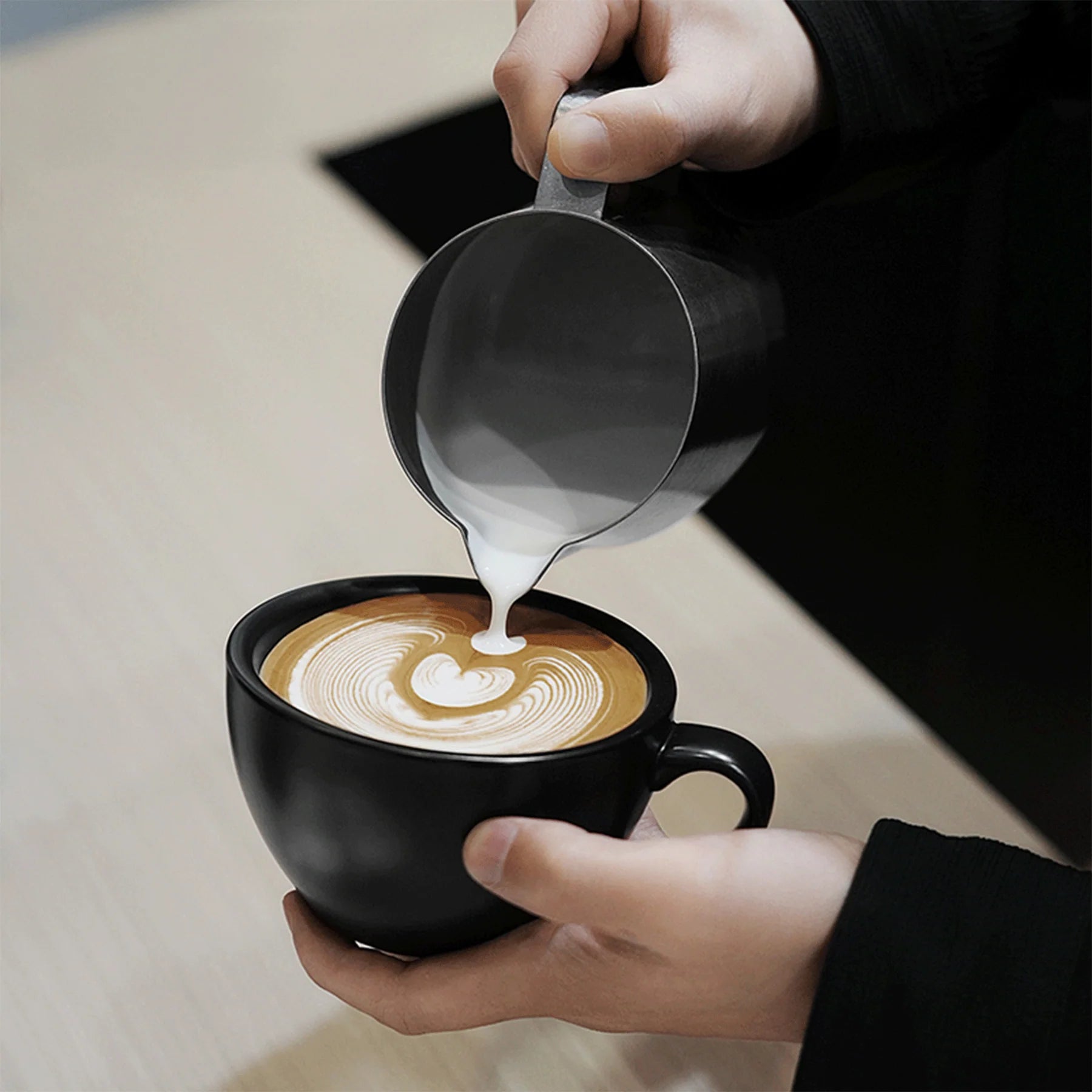 MHW GT Milk Pitcher 600ml Glossy U-shape spout