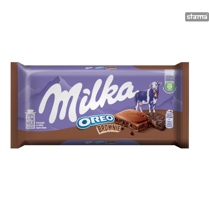 Milka - Oreo Choco BROWNIE Chocolate - 100g Exp 9-2-2024