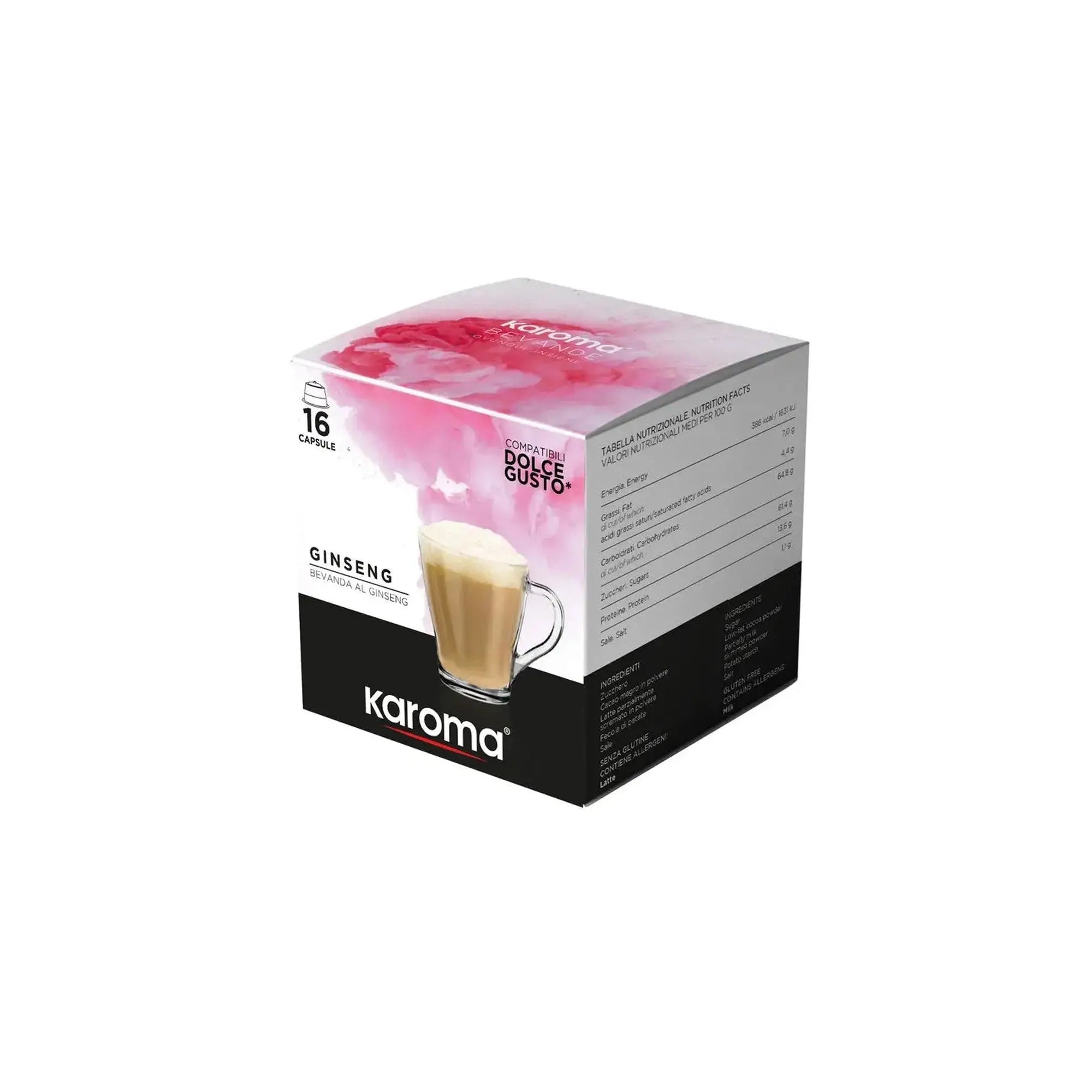 Karoma Ginseng Dolce Gusto Compatible Coffee Capsules - 16 Capsules at Coffee & Cream Egypt