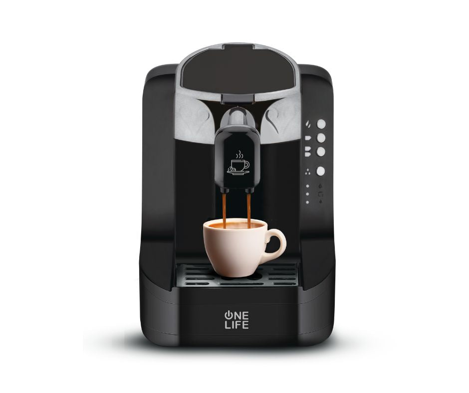 One Life - Turkish coffee machine TC75S Black & Silver (1 year warranty)