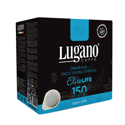 Lugano Caffé - Elite Life E.S.E Coffee Pods - 150 pod