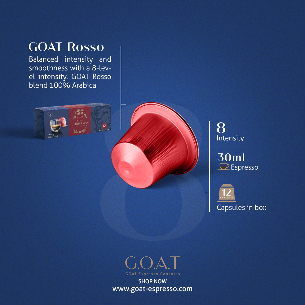 Goat - Rosso compitable with nespresso - 12 capsules