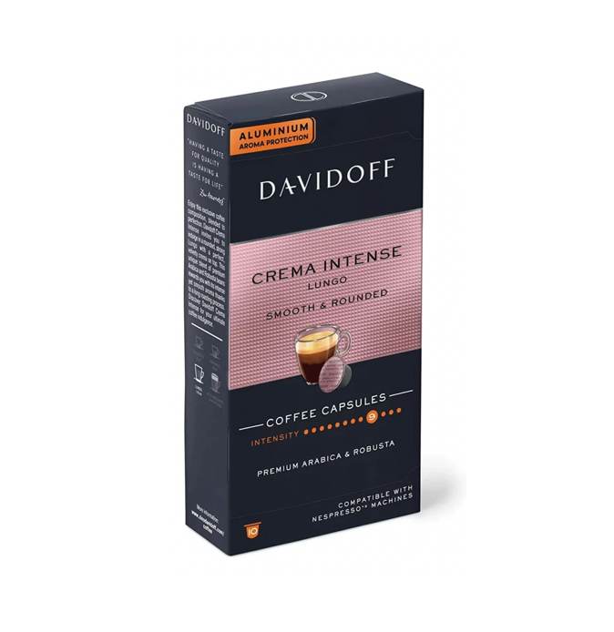 Davidoff - Crema Intense Compatible By Nespresso - 10 capsules