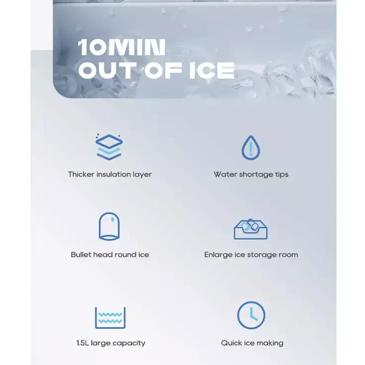 Order Hibrew - Ice Maker - White (1 Year Warranty) for LE 9500.00 at Coffee & Cream, All your coffee needs in one place. Shop Coffee, Beans, Ground Coffee, Instant Coffee, Creamers, Coffee Machines, Blenders, and more. 50+ Brands Monin, Lavazza, Starbucks