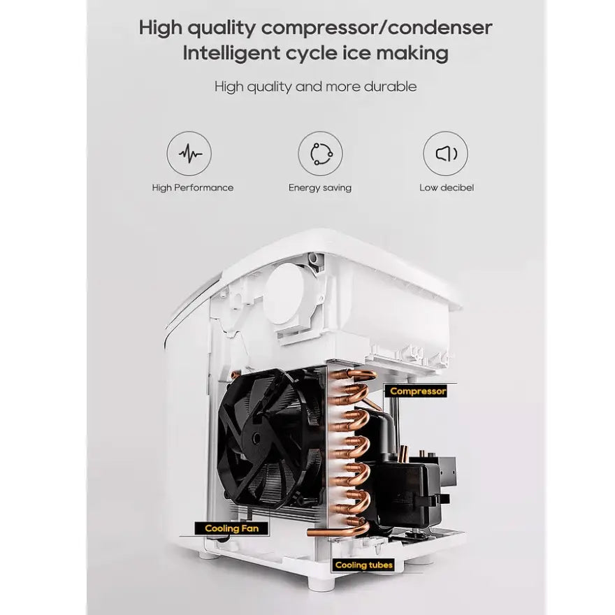 Order Hibrew - Ice Maker - White (1 Year Warranty) for LE 9500.00 at Coffee & Cream, All your coffee needs in one place. Shop Coffee, Beans, Ground Coffee, Instant Coffee, Creamers, Coffee Machines, Blenders, and more. 50+ Brands Monin, Lavazza, Starbucks