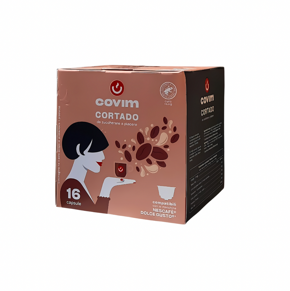 COVIM - Cortado Dolce Gusto Pods - 16 Pods