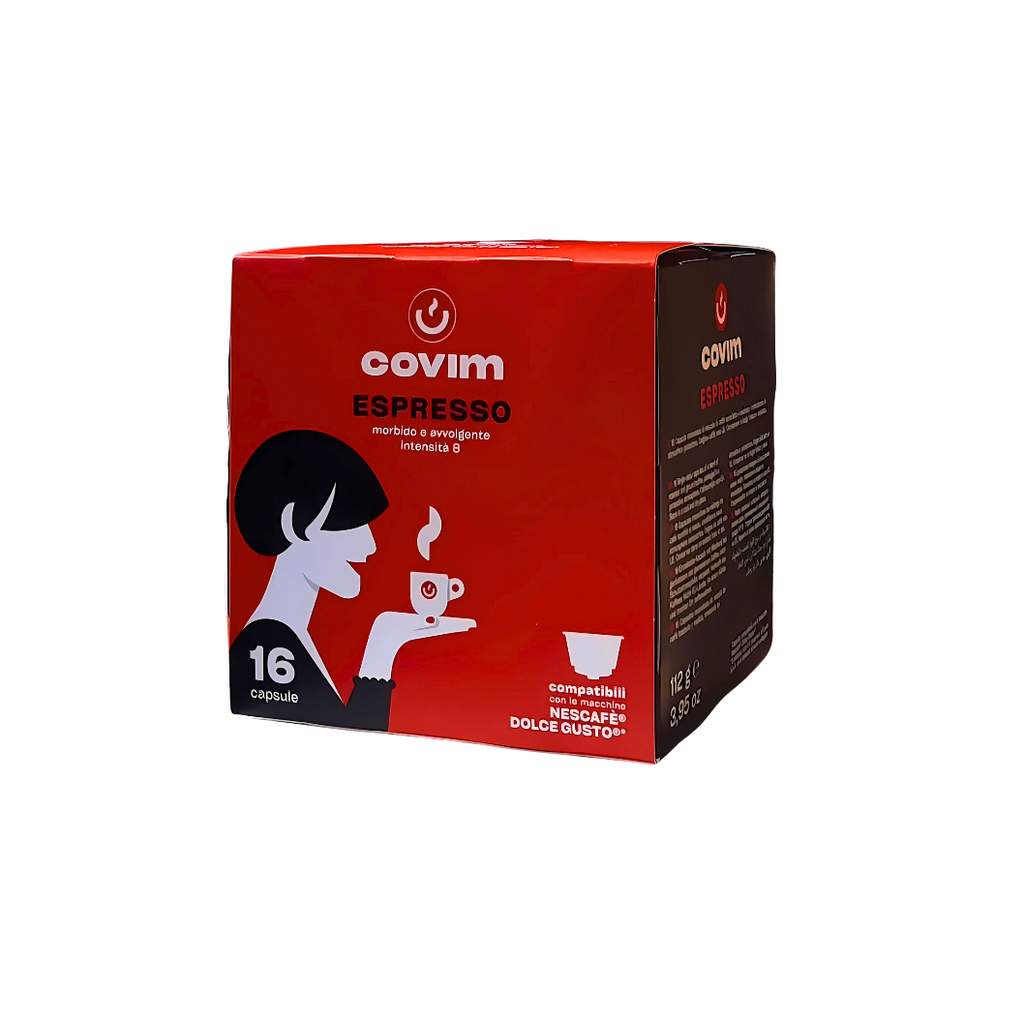 COVIM - Espresso Dolce Gusto Pods - 16 Pods