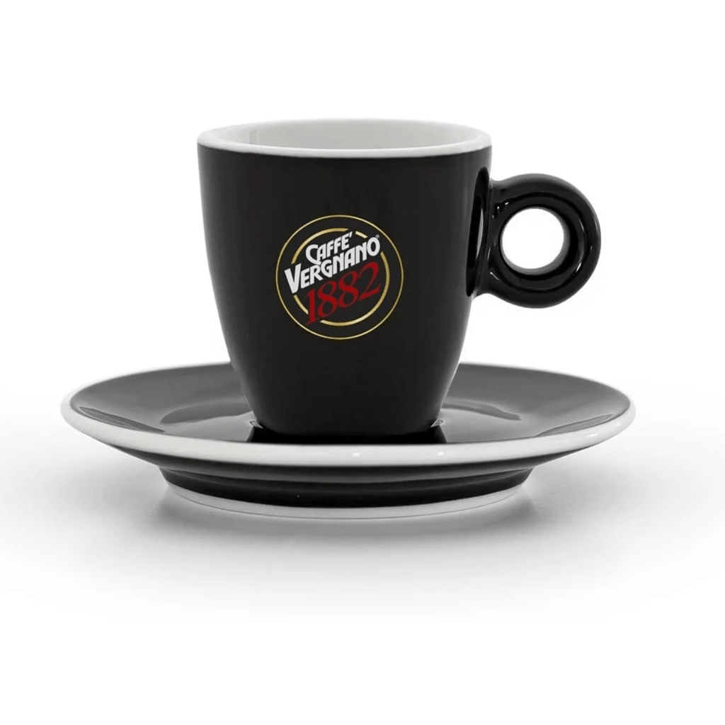 Caffè Vergnano - Espresso Cup  Black 75 ml