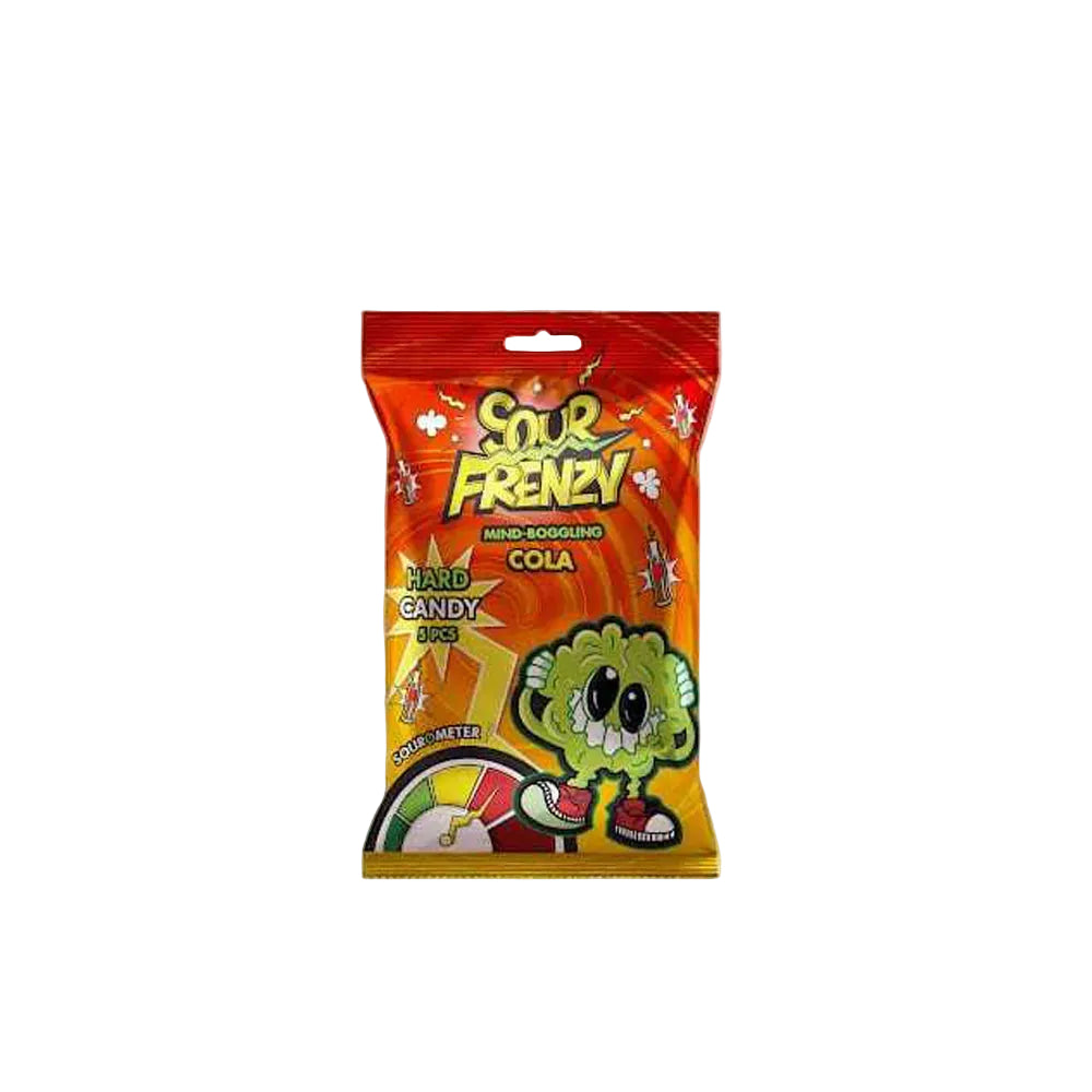 Sour Frenzy Hard Candy Cola 15g front pack