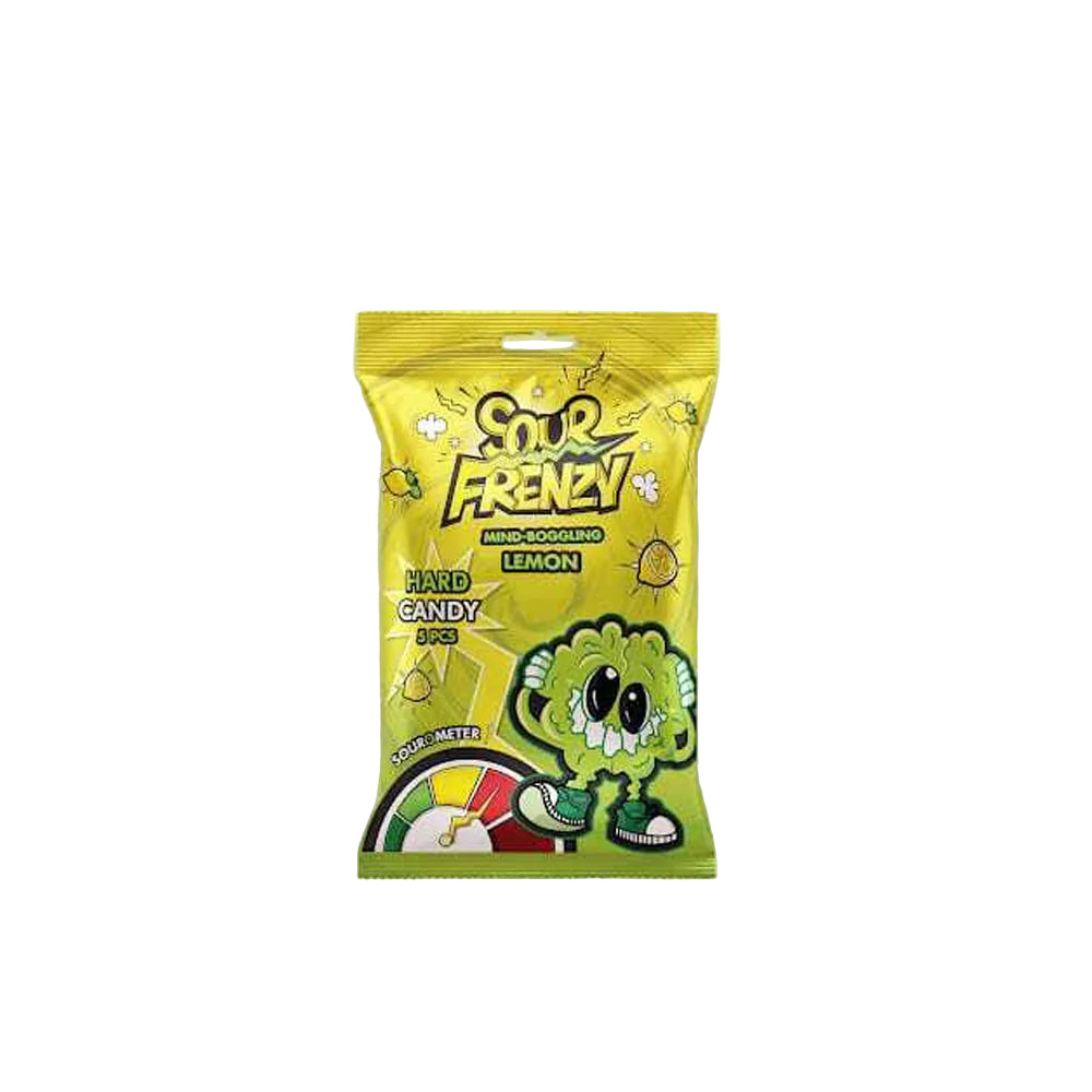 Sour Frenzy Hard Candy Lemon 15g front pack
