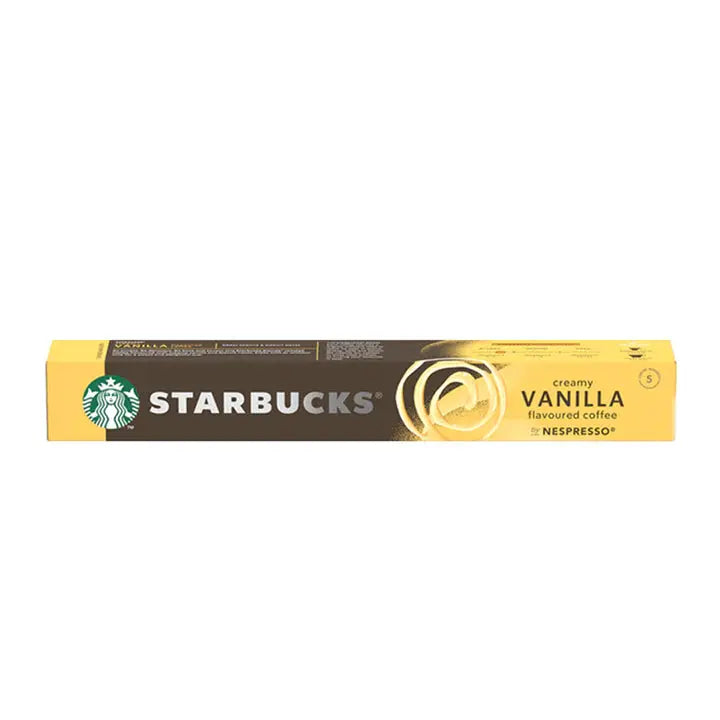 Starbucks - Creamy Vanilla Compatible by Nespresso - 10 capsules at Coffee & Cream Egypt