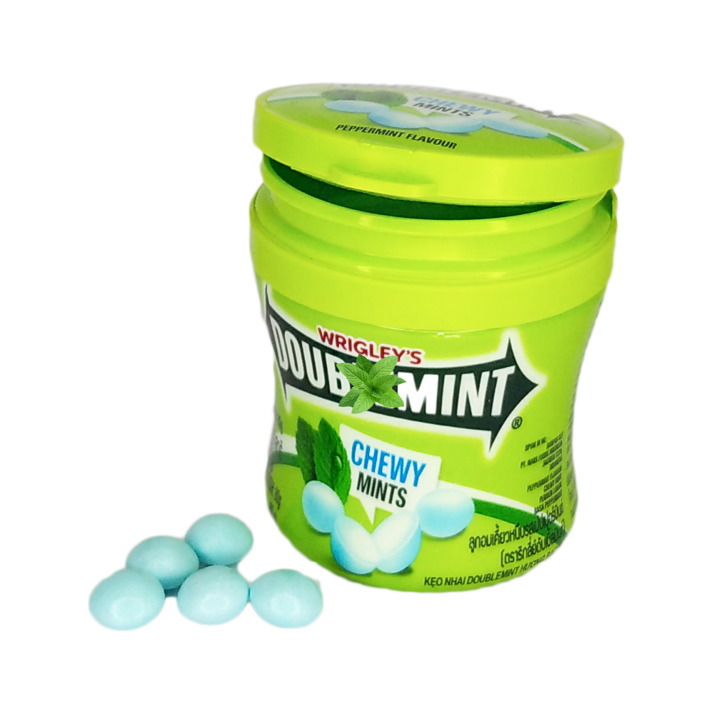 Doublemint - Peppermint Flavour Chewy mints - 80g