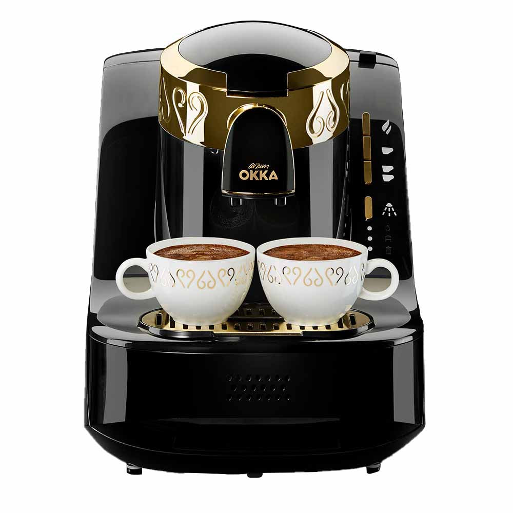 Arzum Okka Automatic Turkish Coffee Machine – OK008 – Black/Gold