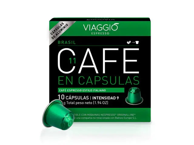 Viaggio - Brasil Compatible By Nespresso - 10 Capsules