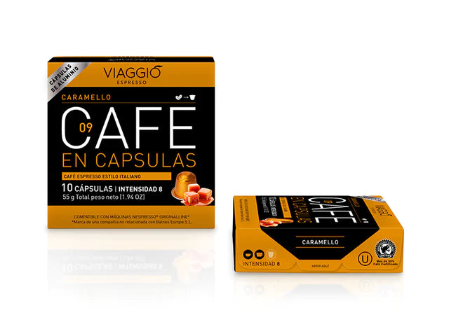 Viaggio - Caramello Compatible By Nespresso - 10 Capsules