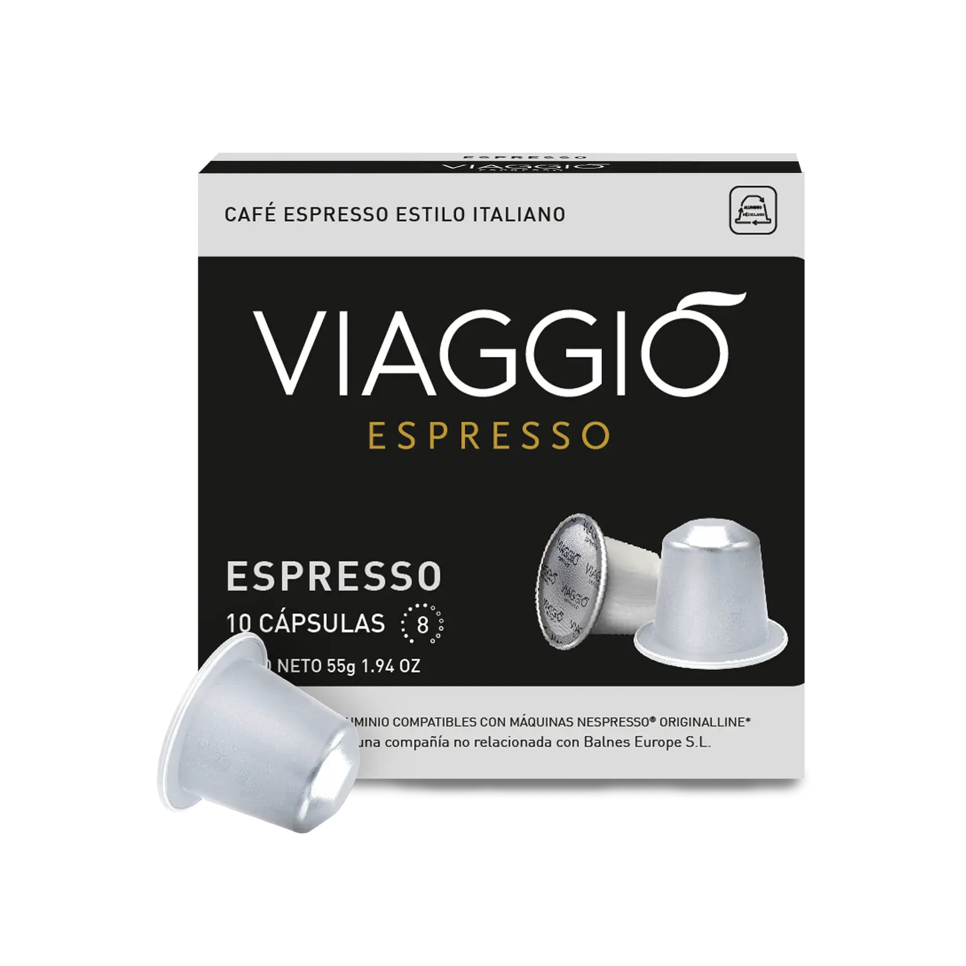 Viaggio - Espresso Compatible By Nespresso - 10 Capsules in at Coffee & Cream Egypt