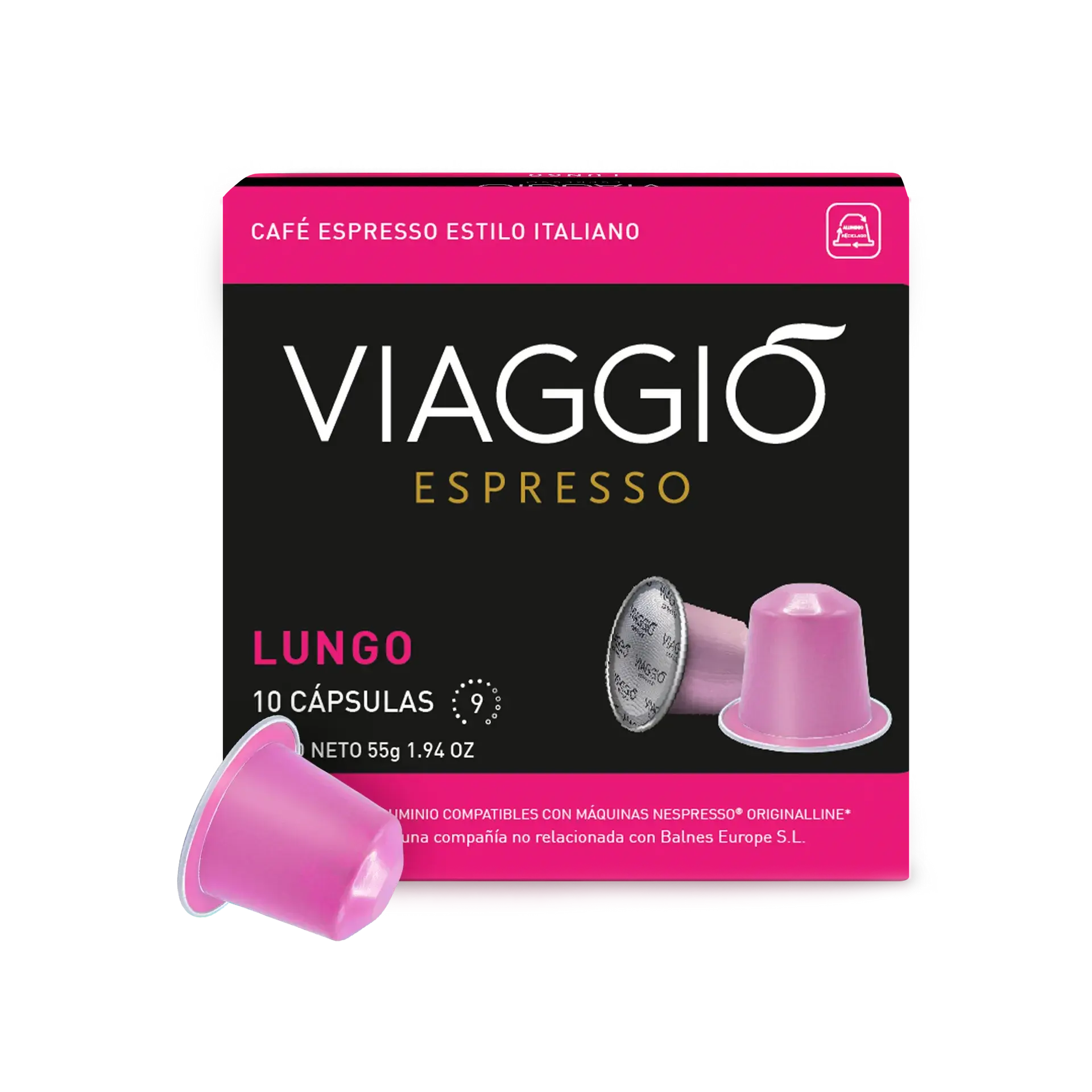 Viaggio - Lungo Compatible By Nespresso - 10 Capsules at Coffee & Cream Egypt