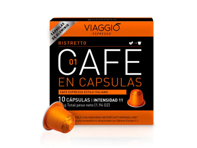 Viaggio - Ristretto Compatible By Nespresso - 10 Capsules