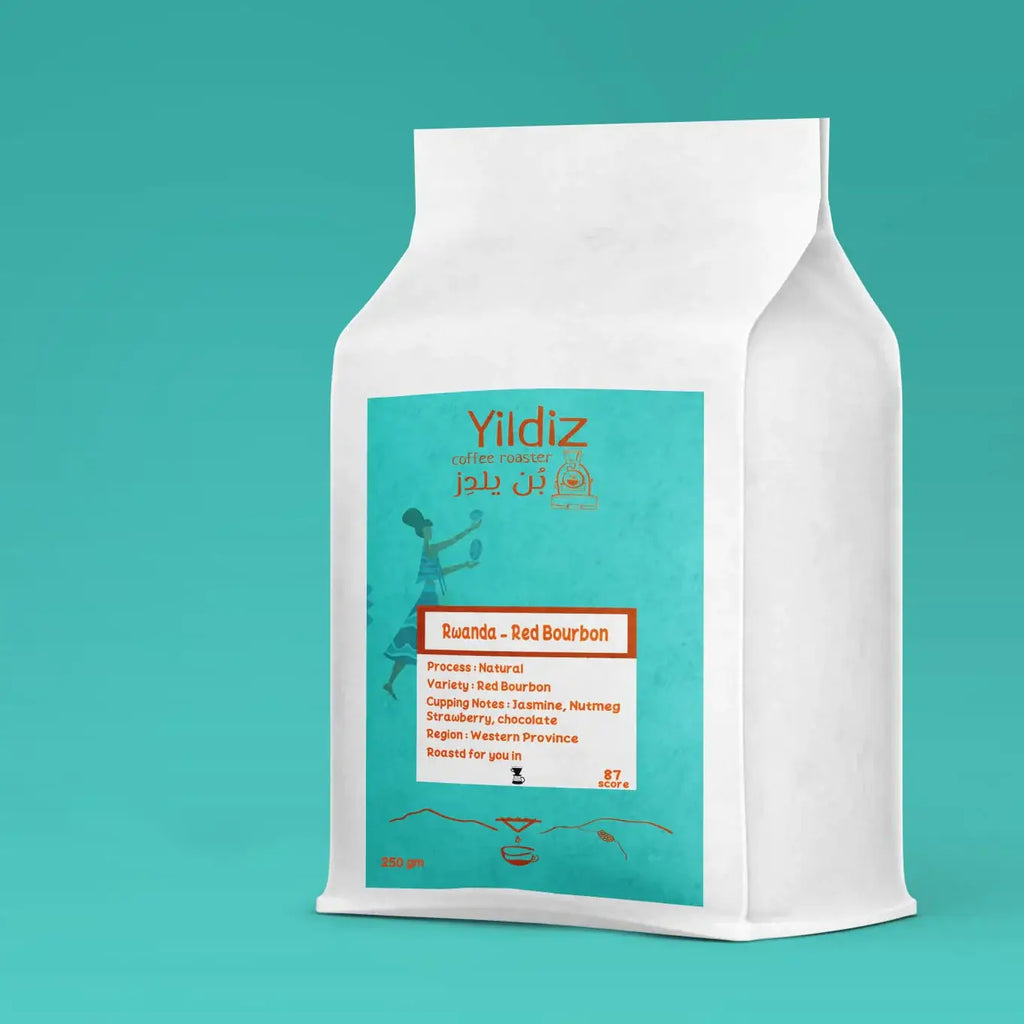 Yildiz Coffee - Rwanda - Red Bourbon Whole Coffee Beans (Specialty Coffee)- 250g
