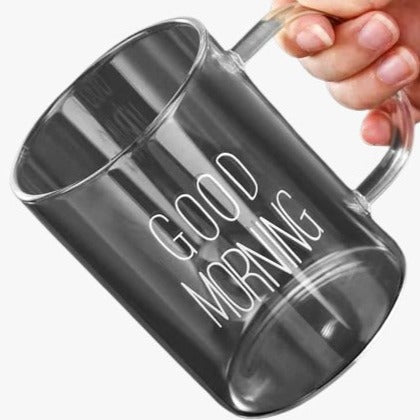 Good Morning Glass Mug Fame - 200 ml