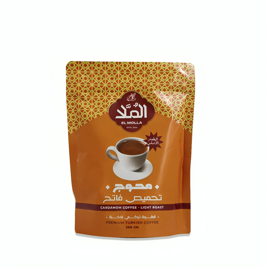 EL MOLAA - Light Turkish Coffee With Cardamom - 200g