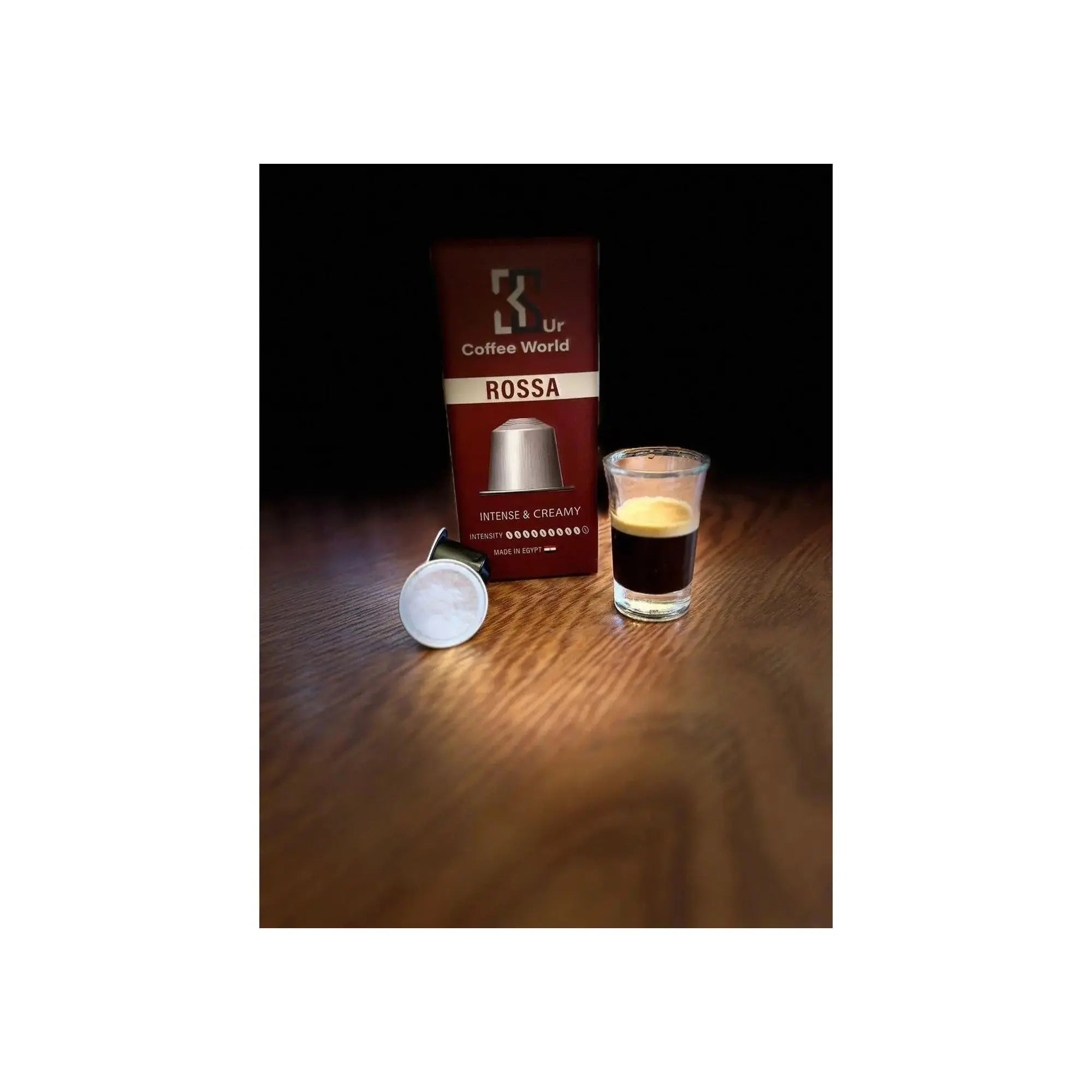 Sigma 66 3S - UR Coffee World - Rossa -Compatible by Nespresso -10 capsules at Coffee & Cream Egypt