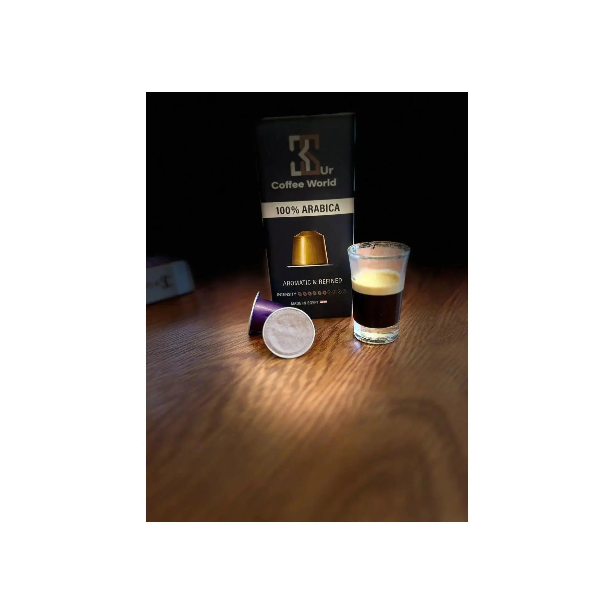 Sigma 66 3S - UR Coffee World - 100% Arabica -Compatible by Nespresso -10 capsules at Coffee & Cream Egypt