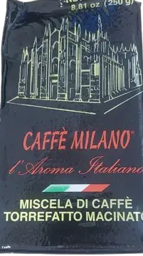 Caffe Milano - Special Espresso Ground Coffee - 250g coffee & cream
