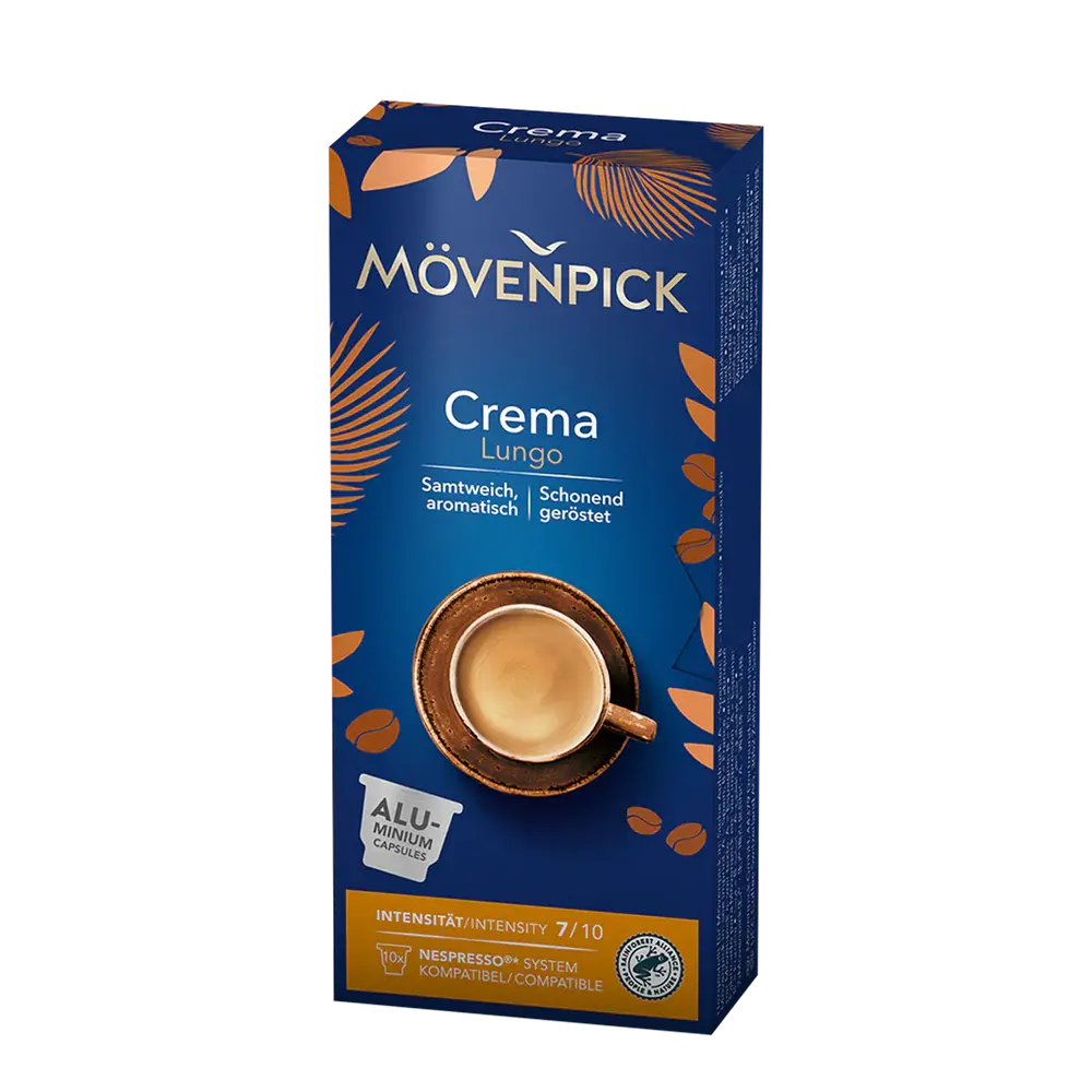 Order Movenpick - Crema Lungo Compatible by Nespresso -10 Capsule for LE 265.00 at Coffee & Cream, All your coffee needs in one place. Shop Coffee, Beans, Ground Coffee, Instant Coffee, Creamers, Coffee Machines, Blenders, and more. 50+ Brands Monin, Lava