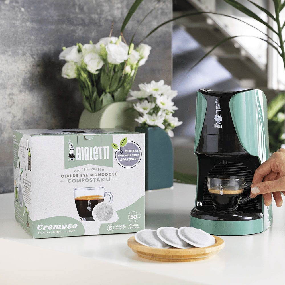 Bialetti Intenso ESE 44 Coffee Pods 50 Pieces