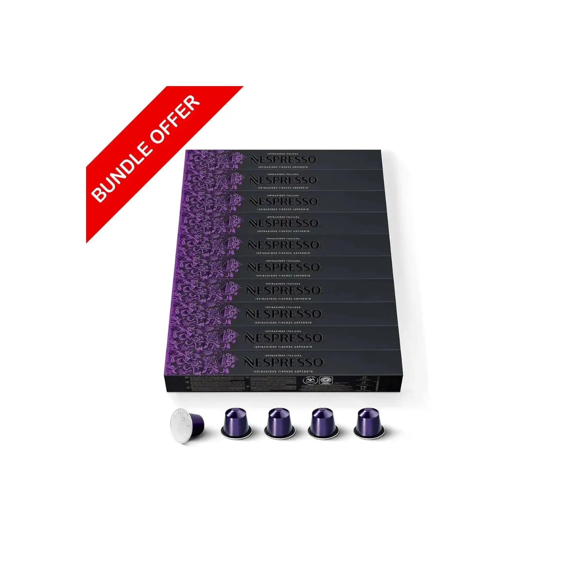 (100 Capsules) Nespresso - Arpeggio- 10 Capsules X10 - Bundle at Coffee & Cream Egypt