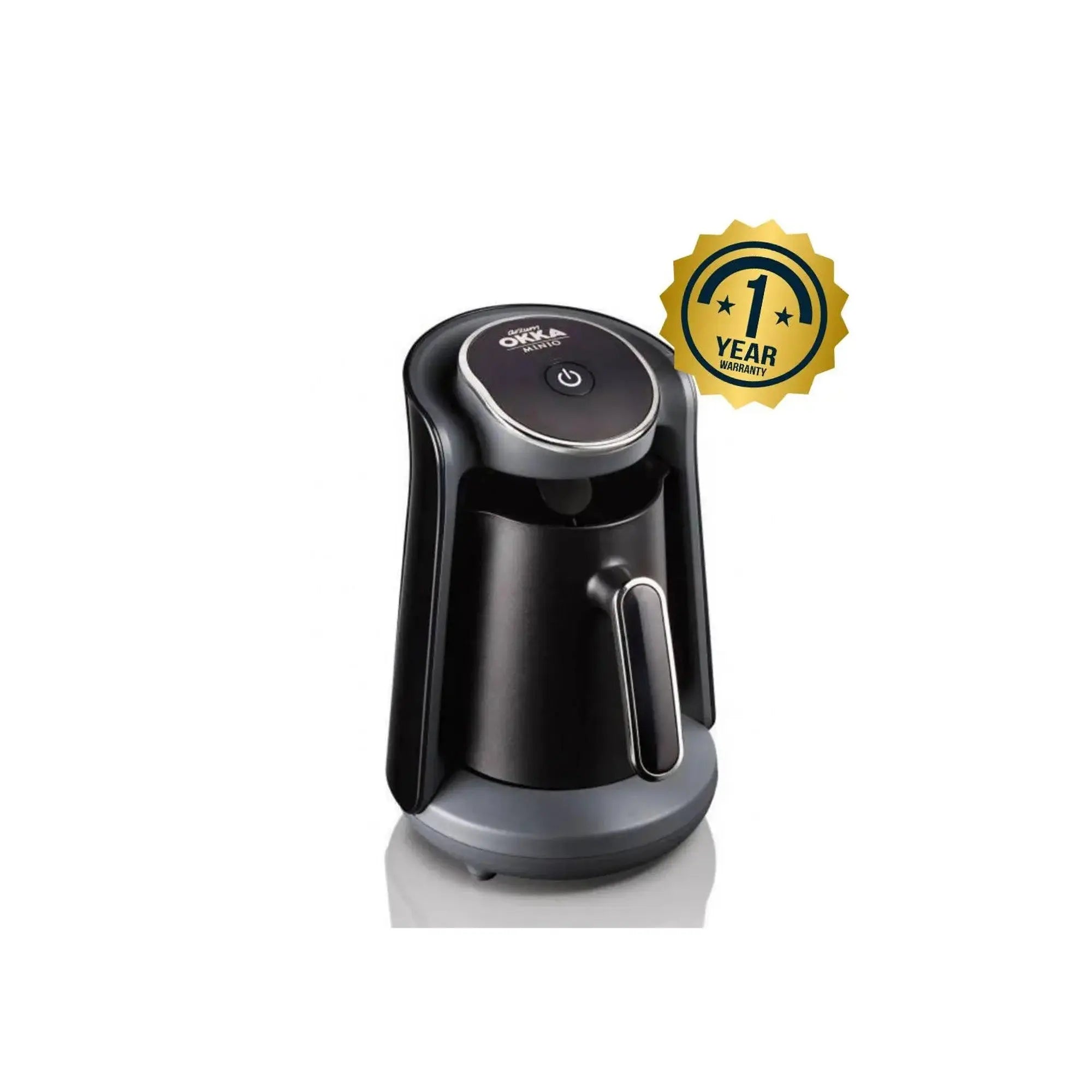 Arzum Okka Minio , Ok004 , Black Silver (1 YEAR WARRANTY) at Coffee & Cream Egypt