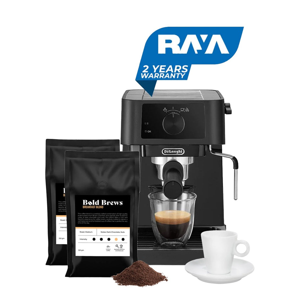DeLonghi - Stilosa Manual espresso coffee machine EC230.BK - Black (Ra